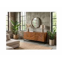 Buffet SILVA en bois massif de manguier 177cm vu éloignée