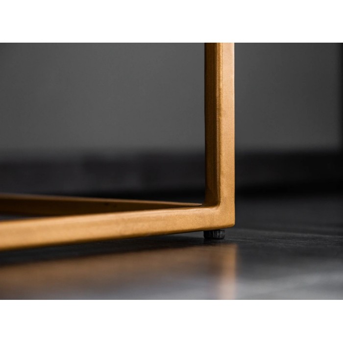 Zoom sur le pied du buffet SILVA 177cm en bois de manguier noir