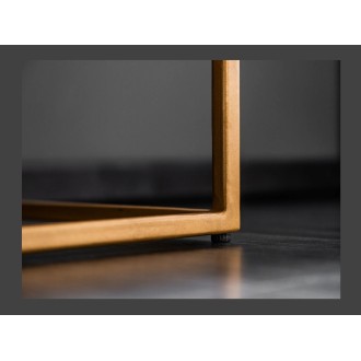 Zoom sur le pied du buffet SILVA 177cm en bois de manguier noir