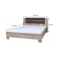 Lit ROMI 160x200cm dimensions