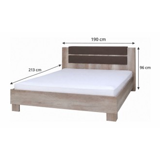Lit ROMI 180x200cm dimensions