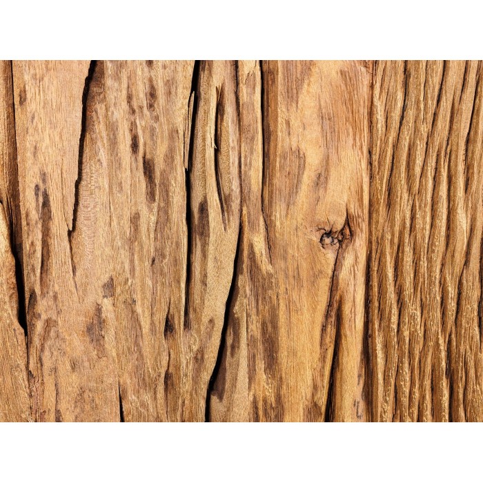 Zoom sur la matière du buffet RAFTA 150cm en bois massif de teck et de manguier