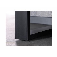 Zoom sur le pied du buffet RAFTA 150cm en bois massif de teck et de manguier