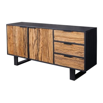 Buffet RAFTA 150cm en bois massif de teck et de manguier