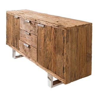 Buffet RAFTA full bois et argenté