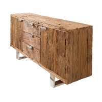 Buffet RAFTA full bois et argenté