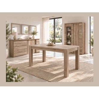 Buffet ROMI vu avec d'autres meubles de la collection et les miroirs