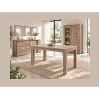 Buffet ROMI vu avec d'autres meubles de la collection et les miroirs
