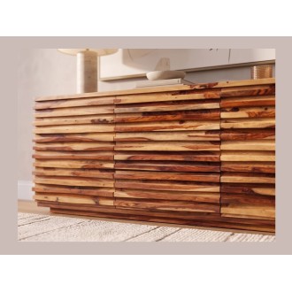 Buffet SAVANA 160cm en bois de sheesham vu rapprochée