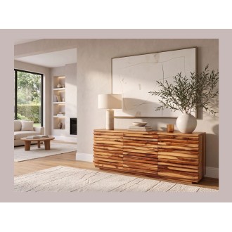Buffet SAVANA 160cm en bois de sheesham vu éloignée