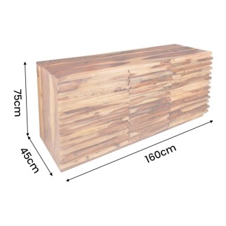 Buffet SAVANA 160cm en bois de sheesham dimensions