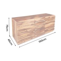 Buffet SAVANA 160cm en bois de sheesham dimensions