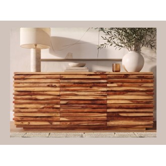 Buffet SAVANA 160cm en bois de sheesham vu de face