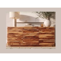 Buffet SAVANA 160cm en bois de sheesham vu de face