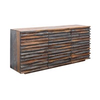 Buffet 160cm en sheesham fumé