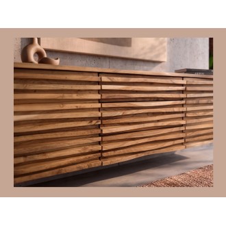 Buffet ou meuble TV SAVANA 174cm vu de côté