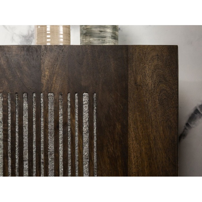 Zoom sur la façade du buffet AMBRIA 177cm