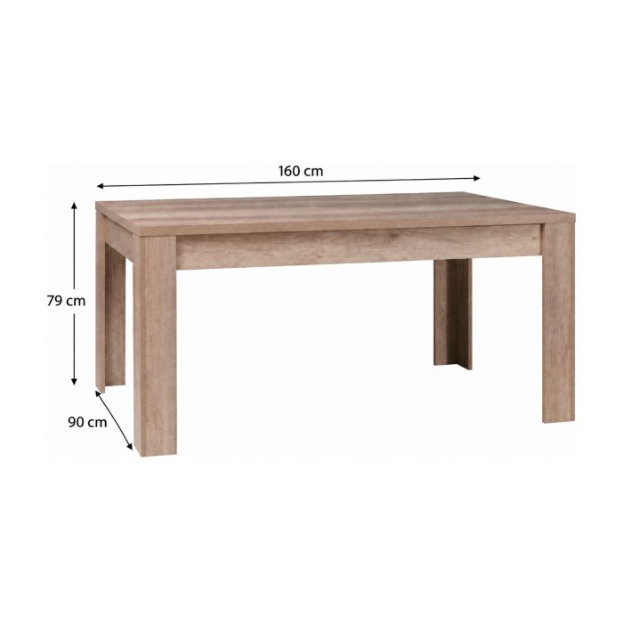 Table ROMI dimensions