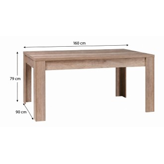 Table ROMI dimensions