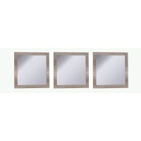 Set van 3 spiegels 60x60 cm...