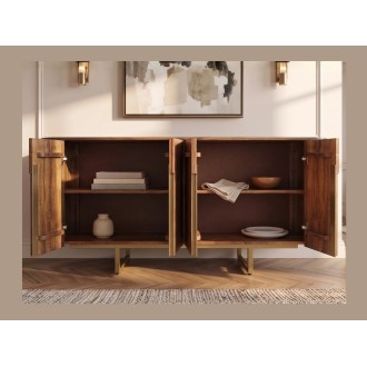 Buffet ORION 160cm marron ouvert