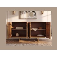 Buffet ORION 160cm marron ouvert
