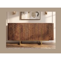 Buffet ORION 160cm marron vu de face