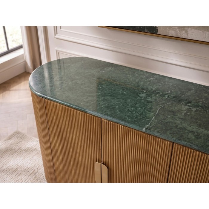Zoom sur le plateau du buffet FLORENZA 170cm