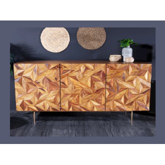Buffet ARAVIS en bois de sheesham 144cm mis en situation