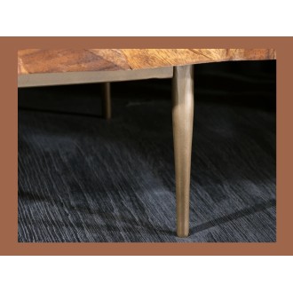 Zoom sur l'un des pieds du buffet ARAVIS en bois de sheesham 144cm