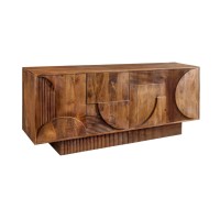 Buffet ORINO 170cm en bois de manguier marron foncé