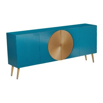 Buffet MIDORI bleu et doré