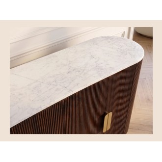 Zoom sur le plateau du buffet ORION 140cm