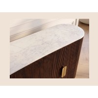 Zoom sur le plateau du buffet ORION 140cm