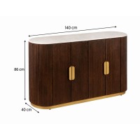 Buffet ORION 140cm dimensions