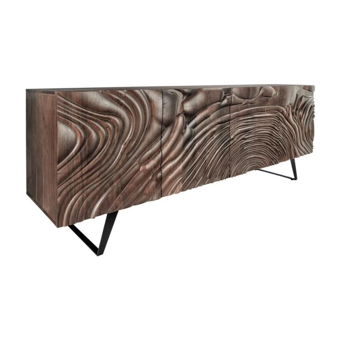 Buffet GAÏA 177cm en manguier foncé