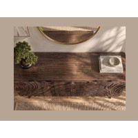 Buffet GAÏA 177cm en manguier foncé vu de haut