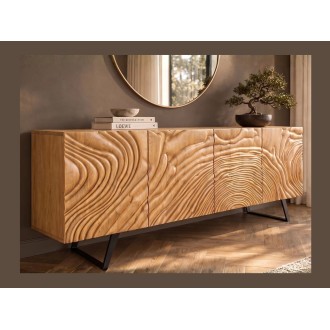 Buffet GAÏA manguier clair vu de côté