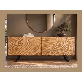 Buffet GAÏA manguier clair vu de face