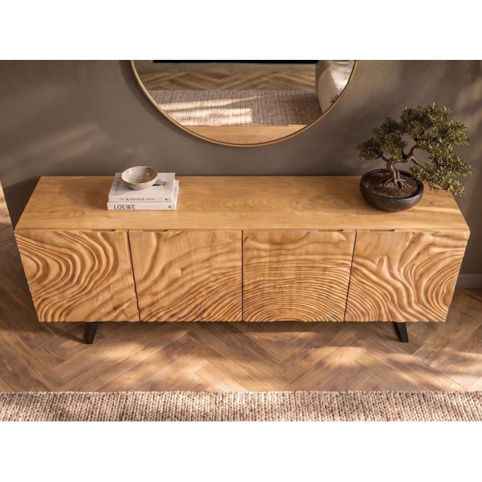 Buffet GAÏA manguier clair vu de haut