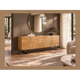 Buffet GAÏA manguier clair mis en situation