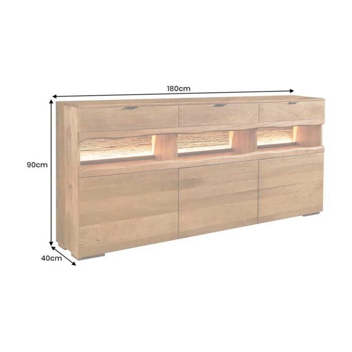 Buffet TAKARA 180cm dimensions