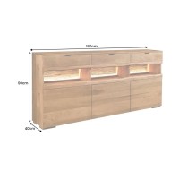 Buffet TAKARA 180cm dimensions