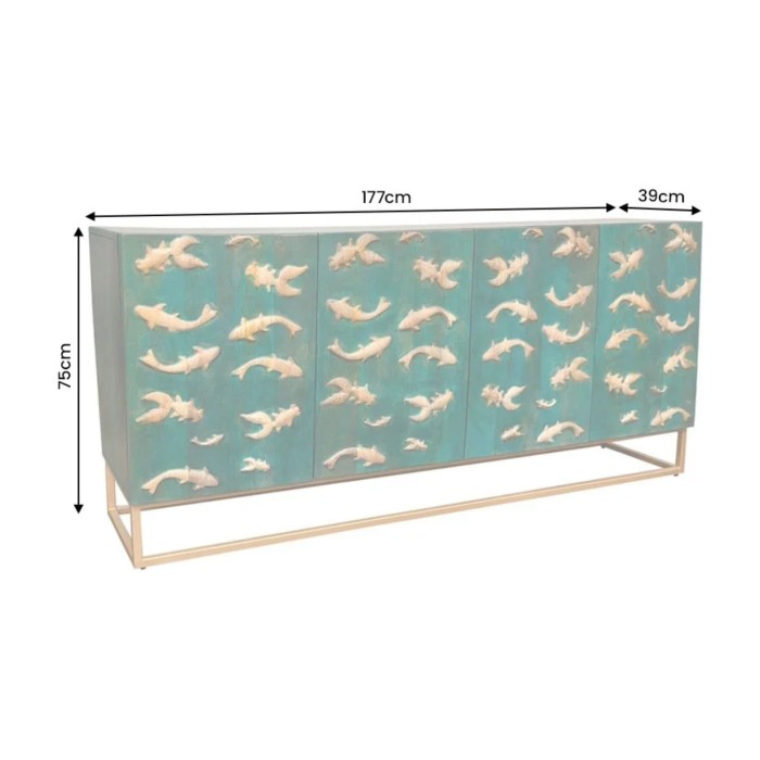 Buffet MIZU dimensions
