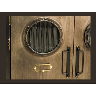 Zoom sur la façade du buffet LOCKER