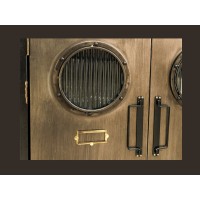 Zoom sur la façade du buffet LOCKER