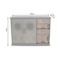 Buffet LOCKER dimensions