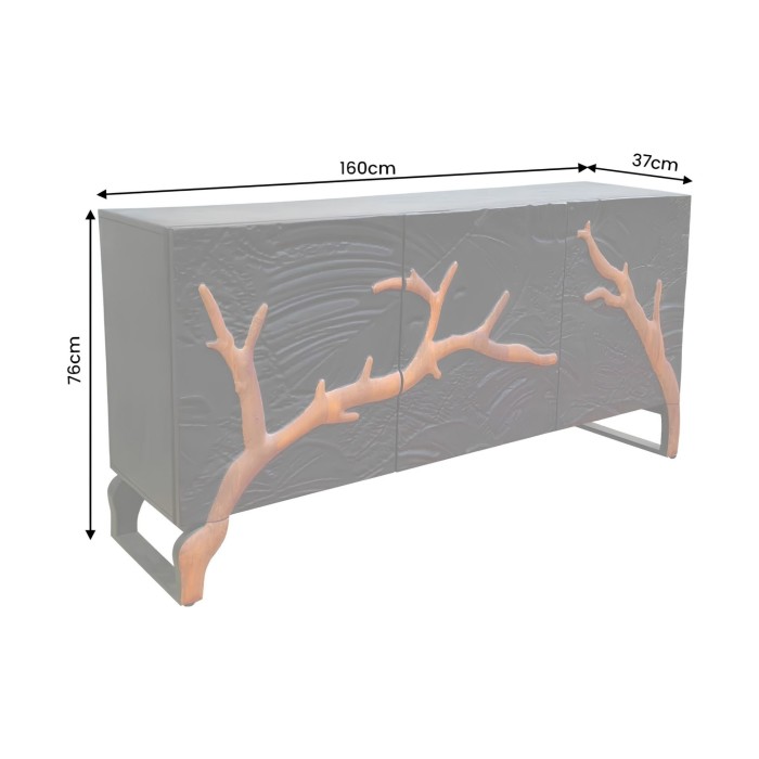 Buffet AMAZIA dimensions