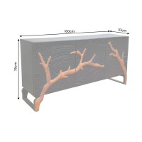 Buffet AMAZIA dimensions