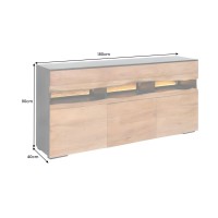 Buffet NAIROBI dimensions